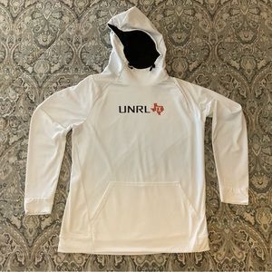 New UNRL Texas Crossover White Hoodie II Mens Sz Large